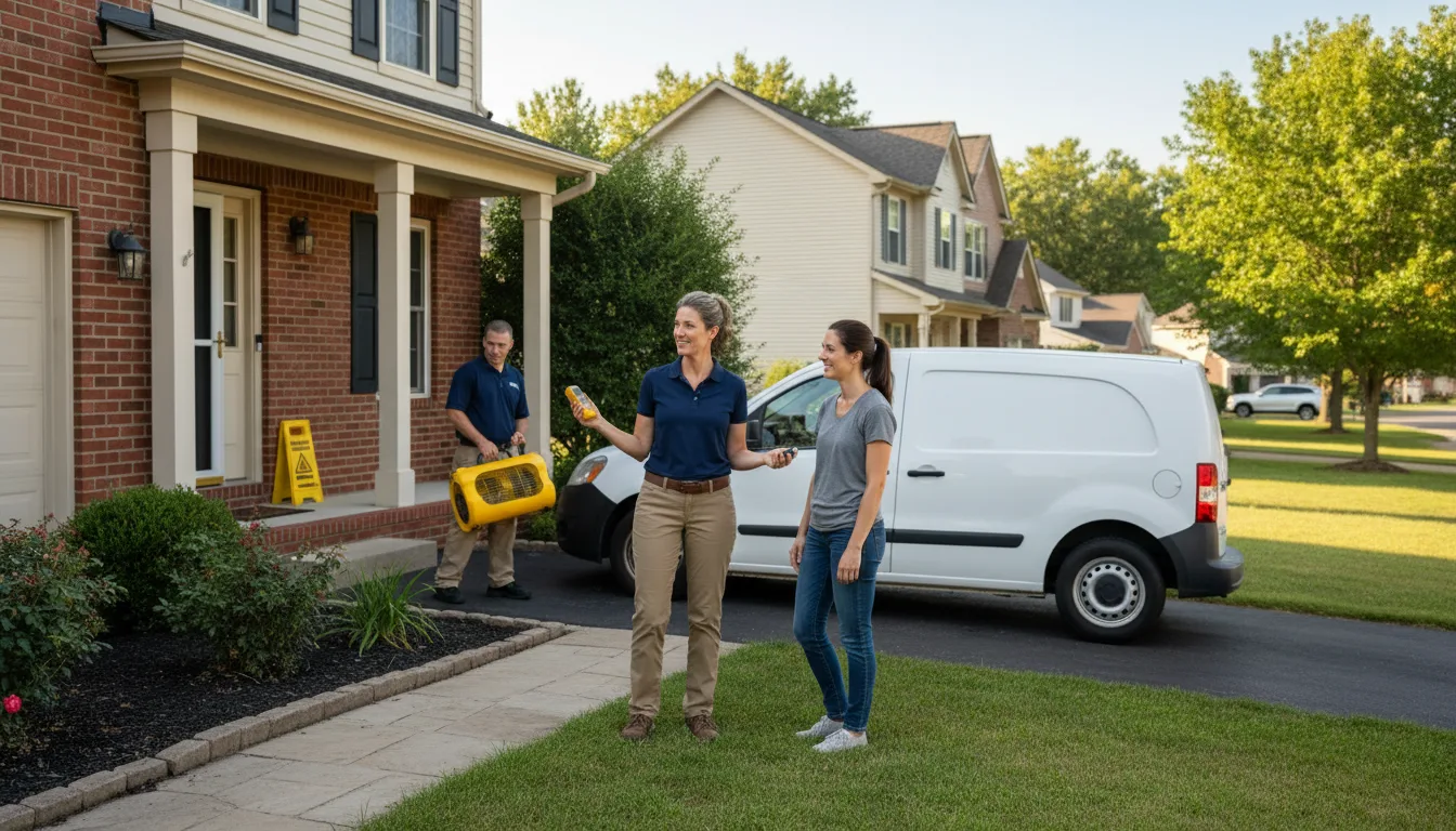 Water restoration image for Mold Remediation in South Range, MI